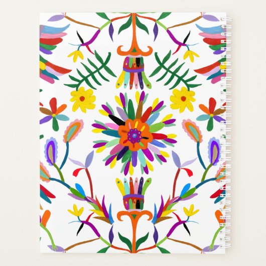 Jouw naam toevoegen | Modern Otomi Design II Planner (Achterkant)