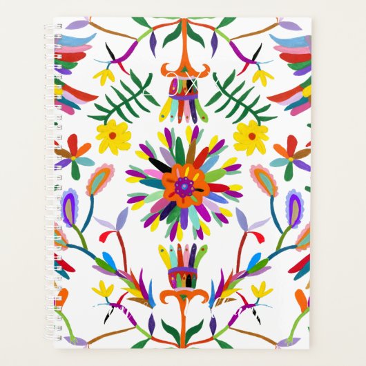 Jouw naam toevoegen | Modern Otomi Design II Planner (Voorkant)