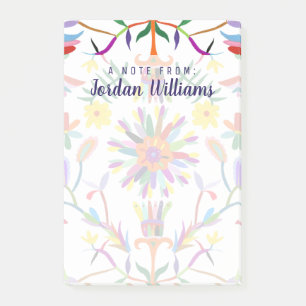 Jouw naam toevoegen   Modern Otomi Design II Post-it® Notes