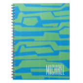 Jouw naam toevoegen | Moderne circuit V Notitieboek (Voorkant)