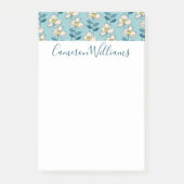Jouw naam toevoegen | Moderne en middeleeuwse bloe Post-it® Notes (Voorkant)