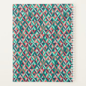 Jouw naam toevoegen | Moderne geometrische gemidde Planner (Achterkant)