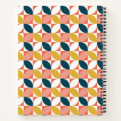 Jouw naam toevoegen | Moderne lederen patroon uit  Notitieboek (Achterkant)