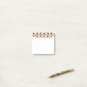 Jouw naam toevoegen | Moderne lederen patroon uit Post-it® Notes (Op bureau)
