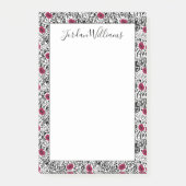 Jouw naam toevoegen | Moderne lipstick-liften - B& Post-it® Notes (Voorkant)