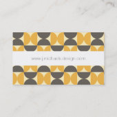 Jouw naam toevoegen | Moderne, moderne bruine en g Visitekaartje (Achterkant)