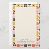 Jouw naam toevoegen | Moderne vormgeving van het m Briefpapier (Voorkant / Achterkant)