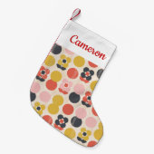 Jouw naam toevoegen | Moderne vormgeving van het m Kleine Kerstsok (Voorkant (Hangend))