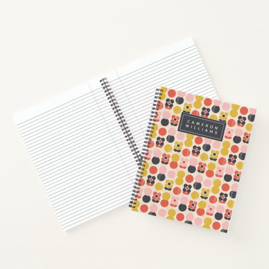 Jouw naam toevoegen | Moderne vormgeving van het m Notitieboek (Binnen)