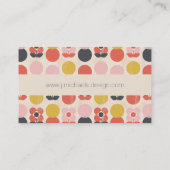 Jouw naam toevoegen | Moderne vormgeving van het m Visitekaartje (Achterkant)