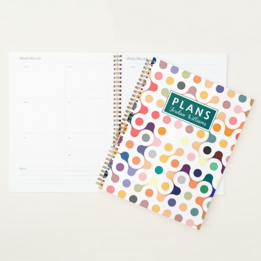 Jouw naam toevoegen | Moleculair constructiepatroo Planner (Display)