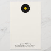 Jouw naam toevoegen | Muziek overal | Florent Boda Briefpapier (Voorkant)