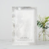 Jouw naam toevoegen | Mystieke objecten — grijs Briefpapier (Staand voorkant)