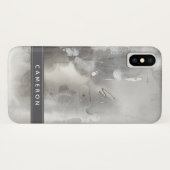 Jouw naam toevoegen | Mystieke objecten — grijs Case-Mate iPhone Case (Achterkant (horizontaal))