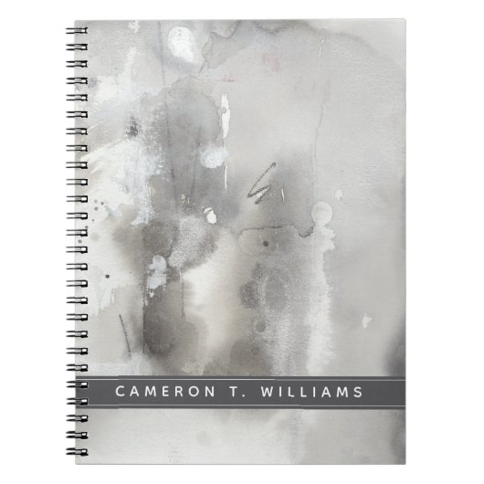 Jouw naam toevoegen | Mystieke objecten — grijs Notitieboek (Voorkant)