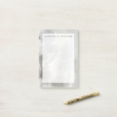 Jouw naam toevoegen | Mystieke objecten — grijs Post-it® Notes (Op bureau)