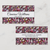 Jouw naam toevoegen | Nail Studio Pattern Visitekaartje (Voorkant / Achterkant)