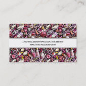 Jouw naam toevoegen | Nail Studio Pattern Visitekaartje (Achterkant)