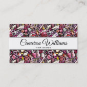 Jouw naam toevoegen | Nail Studio Pattern Visitekaartje (Voorkant)