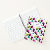 Jouw naam toevoegen | Neon Nail Pools patroonpatro Notitieboek (Binnen)