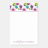 Jouw naam toevoegen | Neon Nail Pools patroonpatro Post-it® Notes (Voorkant)