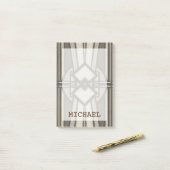 Jouw naam toevoegen | Neutraal deco-panel I Post-it® Notes (Op bureau)