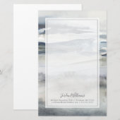 Jouw naam toevoegen | Neutraal zout Briefpapier (Voorkant / Achterkant)