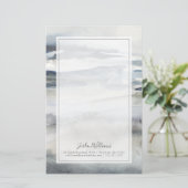 Jouw naam toevoegen | Neutraal zout Briefpapier (Staand voorkant)