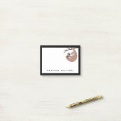 Jouw naam toevoegen | Niet snel Drink koffie Post-it® Notes (Op bureau)