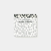 Jouw naam toevoegen | Onveranderlijk I | Zwarte Wa Post-it® Notes (Voorkant)