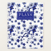 Jouw naam toevoegen | Oriental Sakura Branch Patte Planner (Voorkant)
