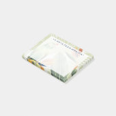 Jouw naam toevoegen | Palmbladeren met groene voge Post-it® Notes (Schuin)