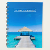 Jouw naam toevoegen | Paradise Beach | Tropisch Re Planner (Voorkant)