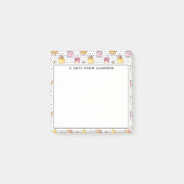 Jouw naam toevoegen | Parfum flespatroon Post-it® Notes (Voorkant)