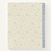 Jouw naam toevoegen | Pastel Happy Teeth Pattern Notitieboek (Achterkant)