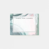 Jouw naam toevoegen | Pastel Scribe — Waterverf Post-it® Notes (Voorkant)