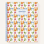 Jouw naam toevoegen |  pastolfpatroon notitieboek (Voorkant)