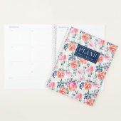 Jouw naam toevoegen | Patroon met geschilde Rozen Planner (Display)