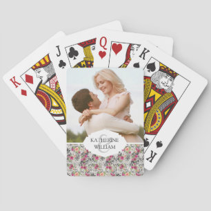 Jouw naam toevoegen Patroon met proefdrukken Pokerkaarten