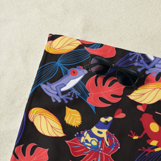 Jouw naam toevoegen | Patroon van de lammeren kikk Strandlaken (In situ)