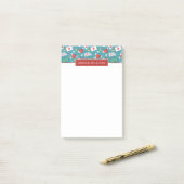 Jouw naam toevoegen | Patroon voor medische pictog Post-it® Notes (Op bureau)