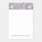 Jouw naam toevoegen | Patroon voor tandheelkundige Post-it® Notes (Voorkant)