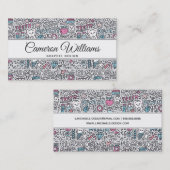 Jouw naam toevoegen | Patroon voor tandheelkundige Visitekaartje (Voorkant / Achterkant)