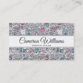 Jouw naam toevoegen | Patroon voor tandheelkundige Visitekaartje (Voorkant)