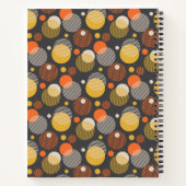 Jouw naam toevoegen | Polka Dot Stripe Pattern Notitieboek (Achterkant)