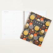 Jouw naam toevoegen | Polka Dot Stripe Pattern Planner (Display)