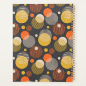 Jouw naam toevoegen | Polka Dot Stripe Pattern Planner (Achterkant)