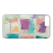 Jouw naam toevoegen | Popsicles II Abstract gestee Case-Mate iPhone Case (Achterkant (Horizontaal))