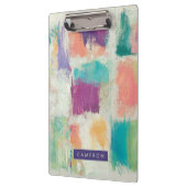 Jouw naam toevoegen | Popsicles II Stone Abstract Klembord (Links)