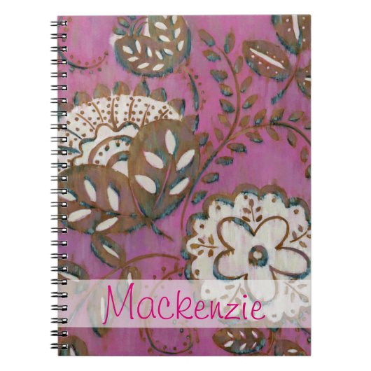 Jouw naam toevoegen | Radiant Ornament I Notitieboek (Voorkant)